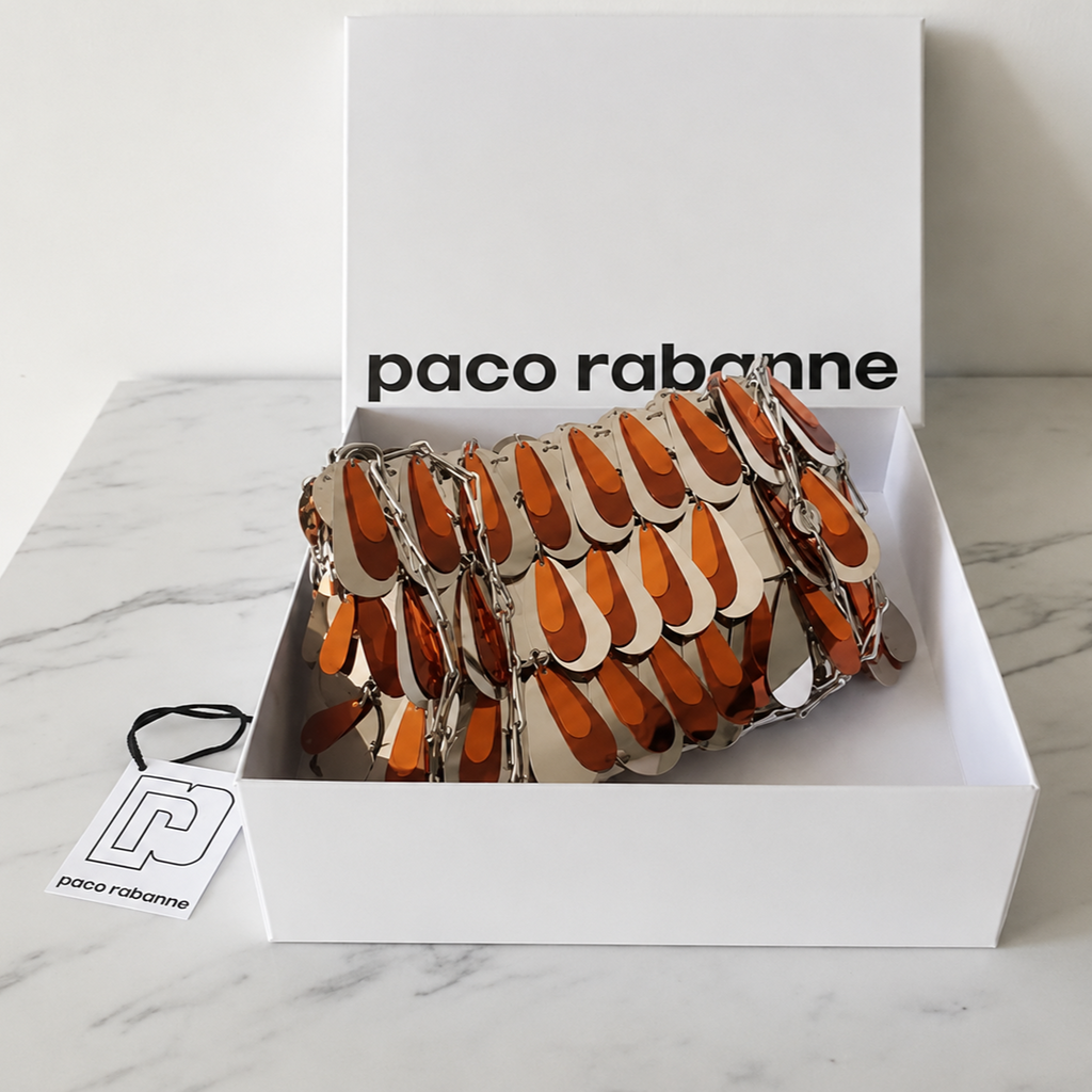 Paco Rabanne 1969 Sparkle Disc Handbag