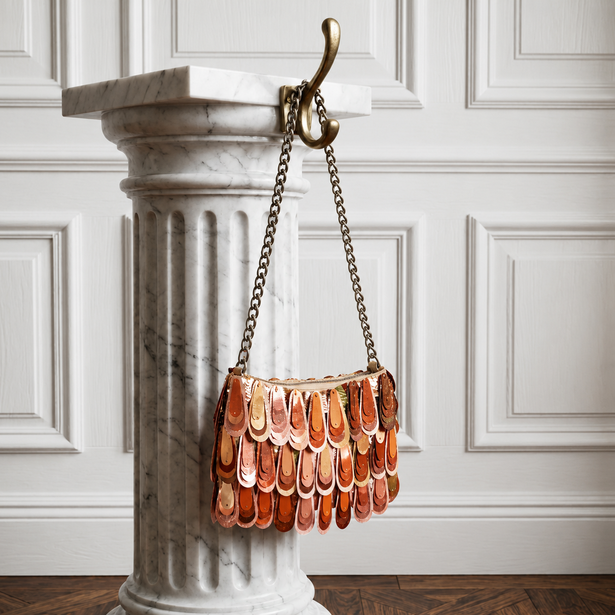 Paco Rabanne 1969 Sparkle Disc Handbag
