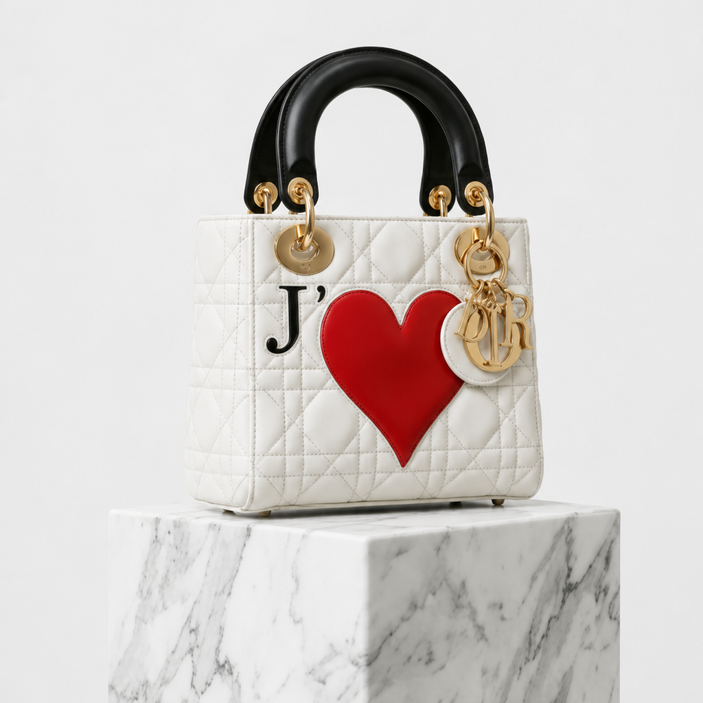 Christian Dior Lady Dior Heart Bag