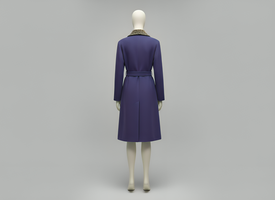 Gucci Tailored Wool Coat - Navy (Archive)
