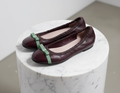 Marc Jacobs Leather Ballerina Flats