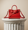 PINKO Red Leather Handbag - Vintage Archive