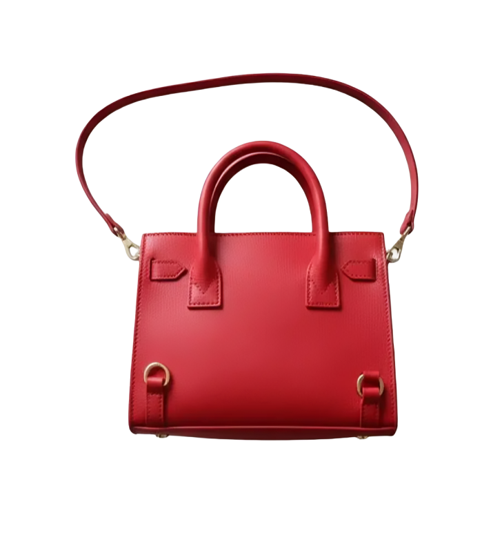 PINKO Red Leather Handbag - Vintage Archive