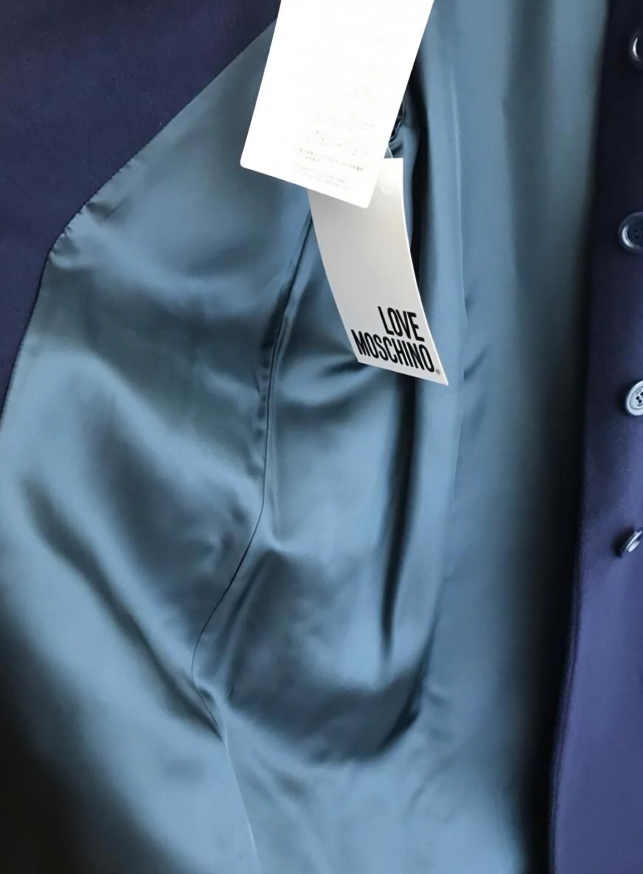 Moschino Love Wool Coat - Purple (Vintage Archive)