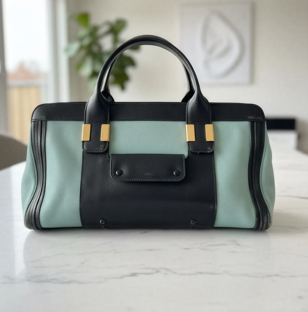 Chloé Alice Shoulder Bag - Green Leather (Archive)