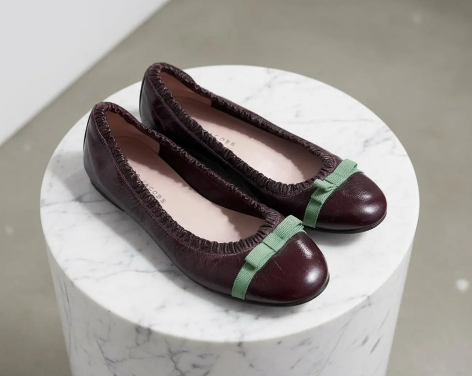 Marc Jacobs Leather Ballerina Flats