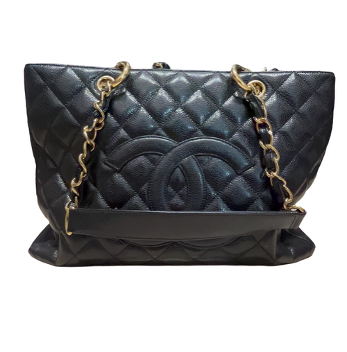 Chanel Caviar Leather Tote - Black (Vintage Archive)
