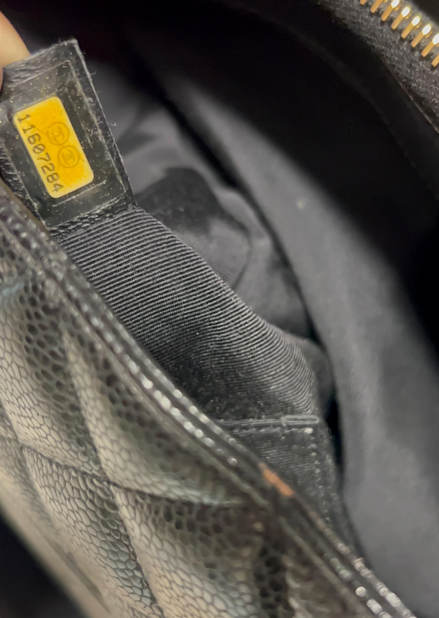 Chanel Caviar Leather Tote - Black (Vintage Archive)